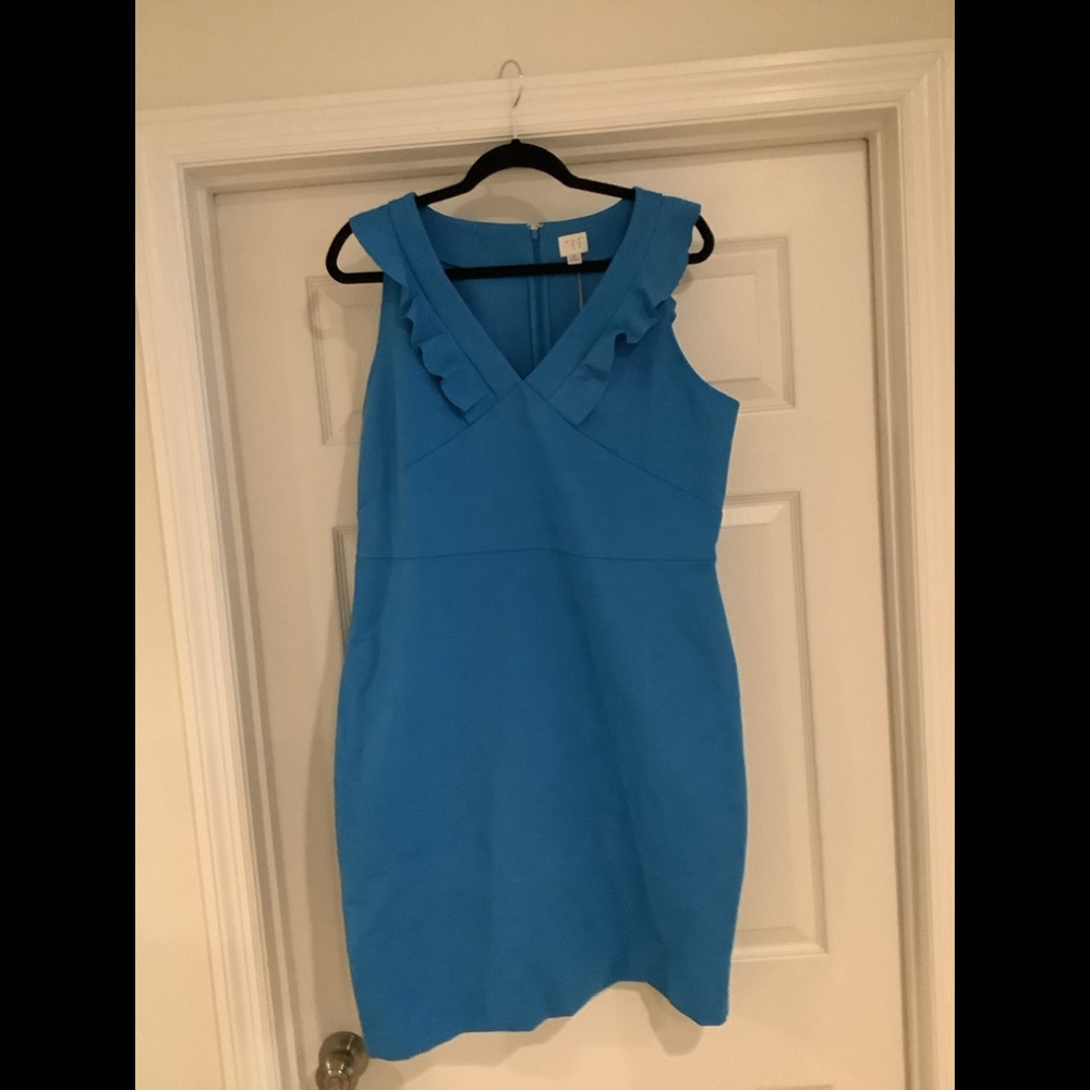 Blue cute sleeveless dress